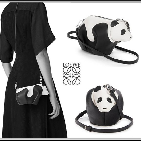 ロエベ パンダバッグ 偽物 ミニ (クラシック カーフスキン)199.30.P08